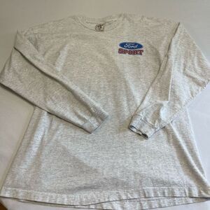 Ford Sport VTG Grey Long Sleeve T-Shirt Size XL